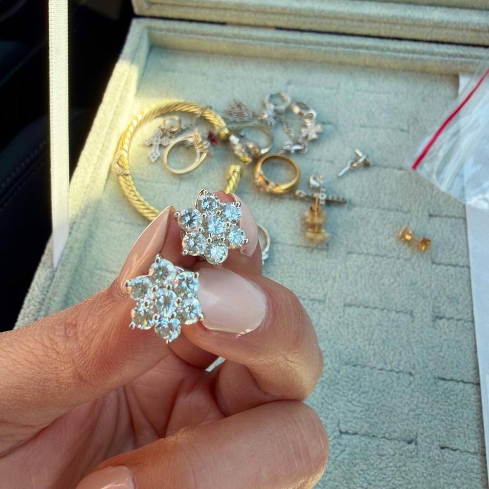 Diamond earrings